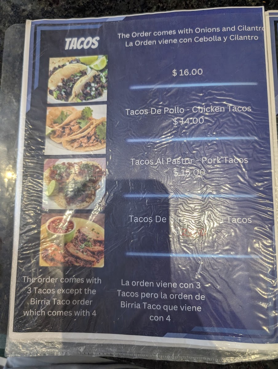 Menu 100% Salvadoreño Restaurant & Take Out-1