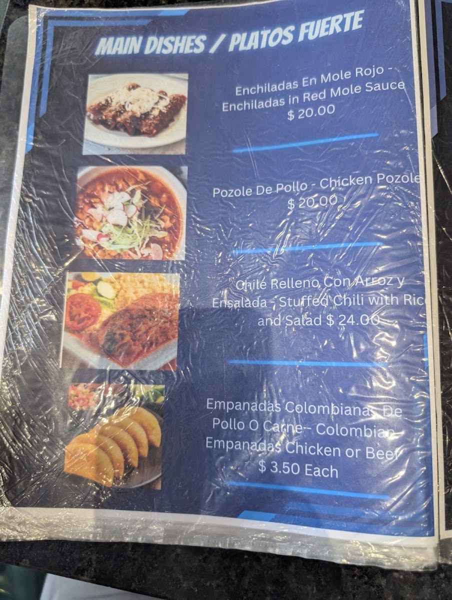 Menu 100% Salvadoreño Restaurant & Take Out-2