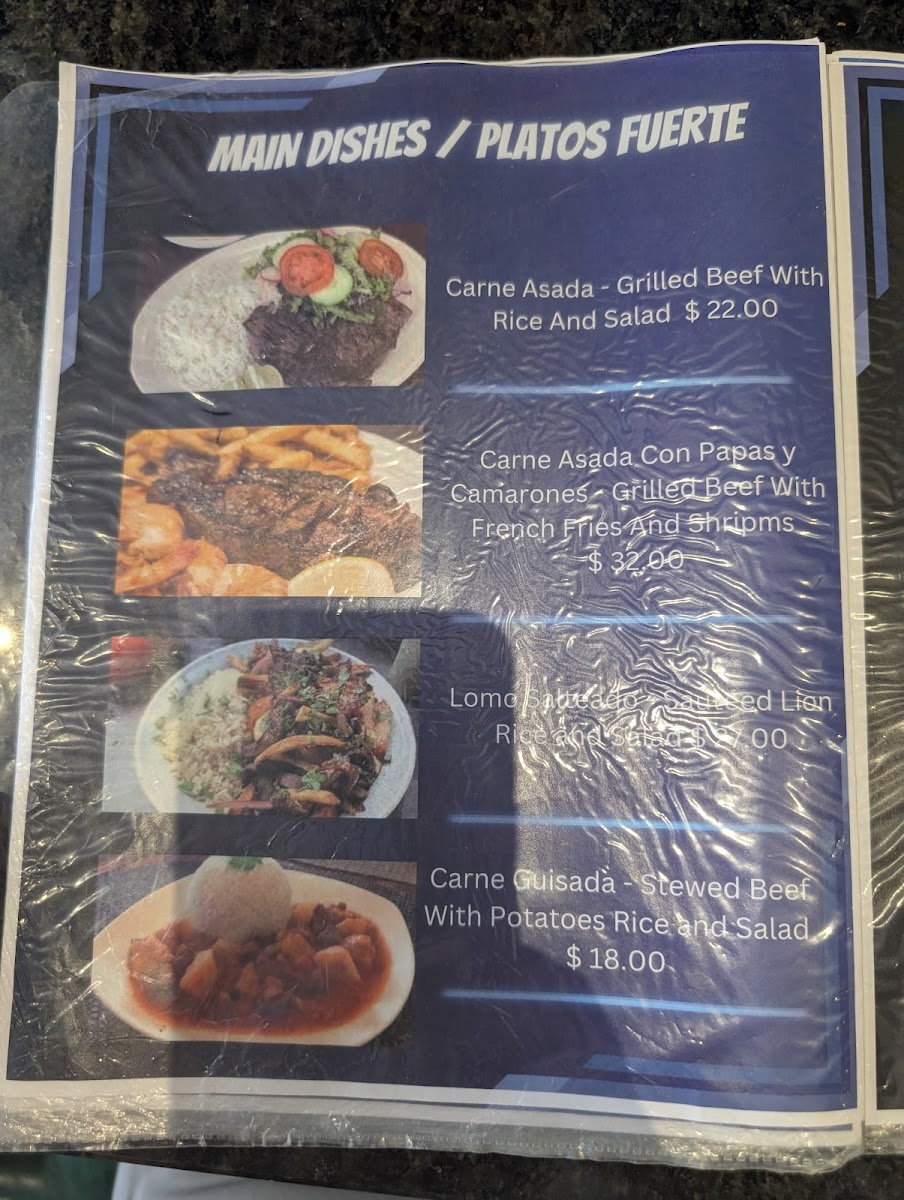 Menu 100% Salvadoreño Restaurant & Take Out-4