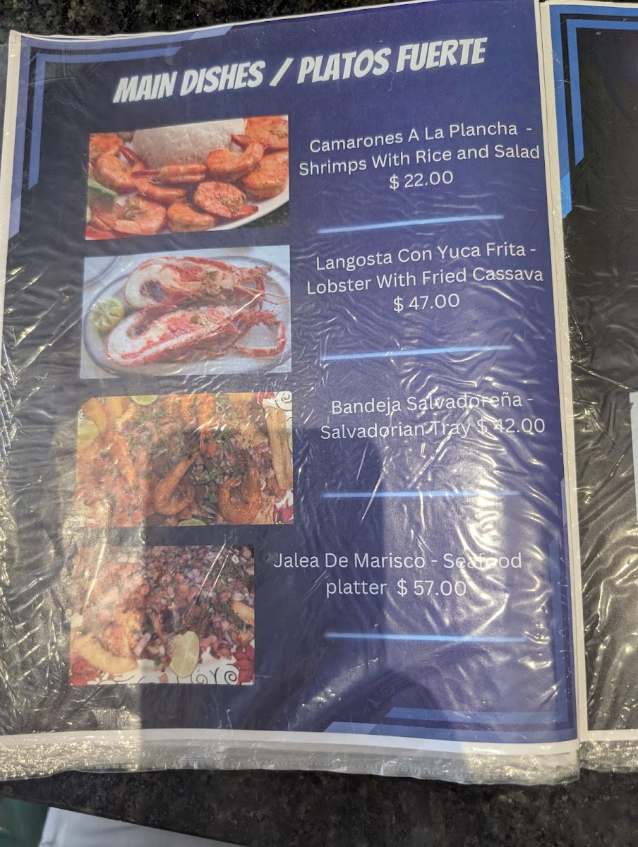 Menu 100% Salvadoreño Restaurant & Take Out-6