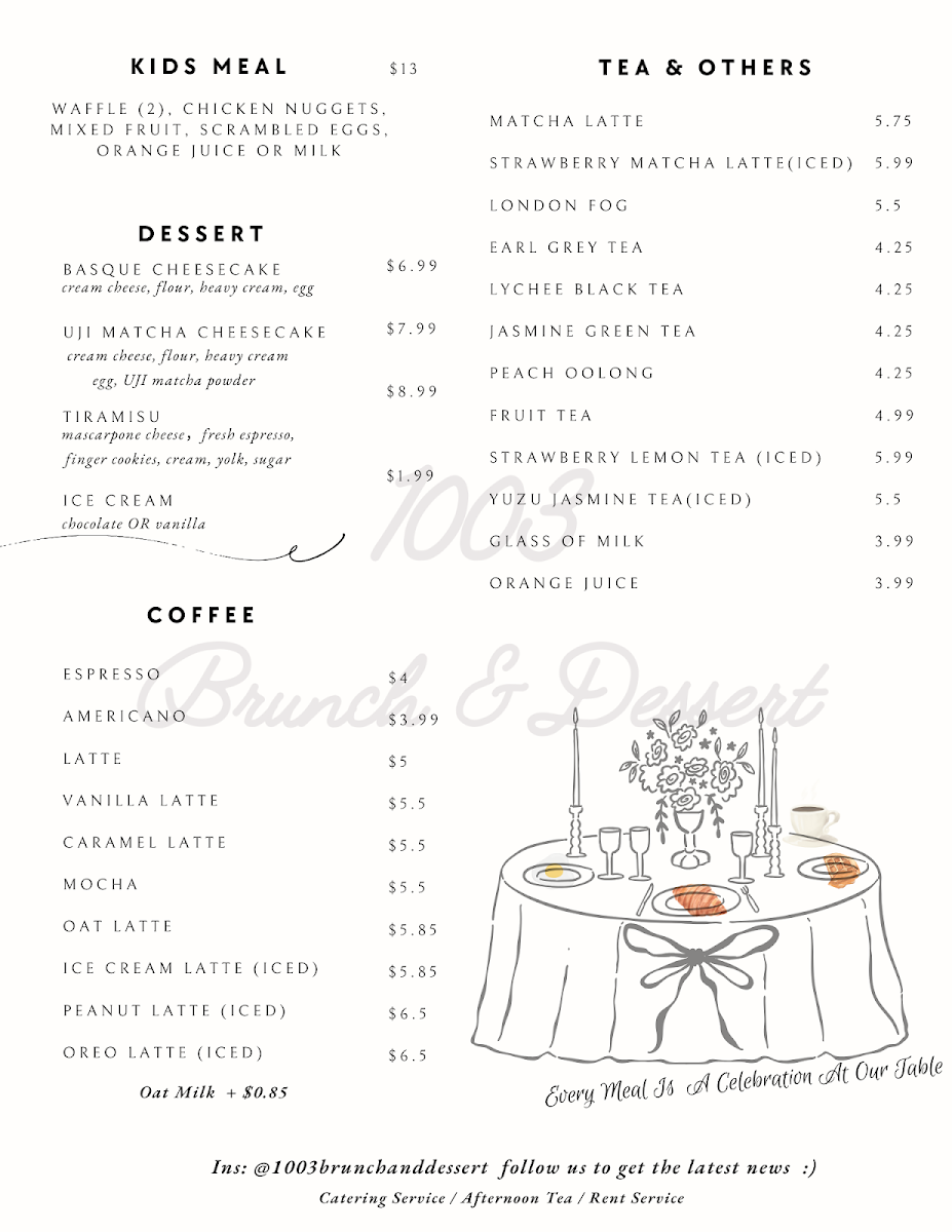 Menu 1003 Brunch & Dessert-1