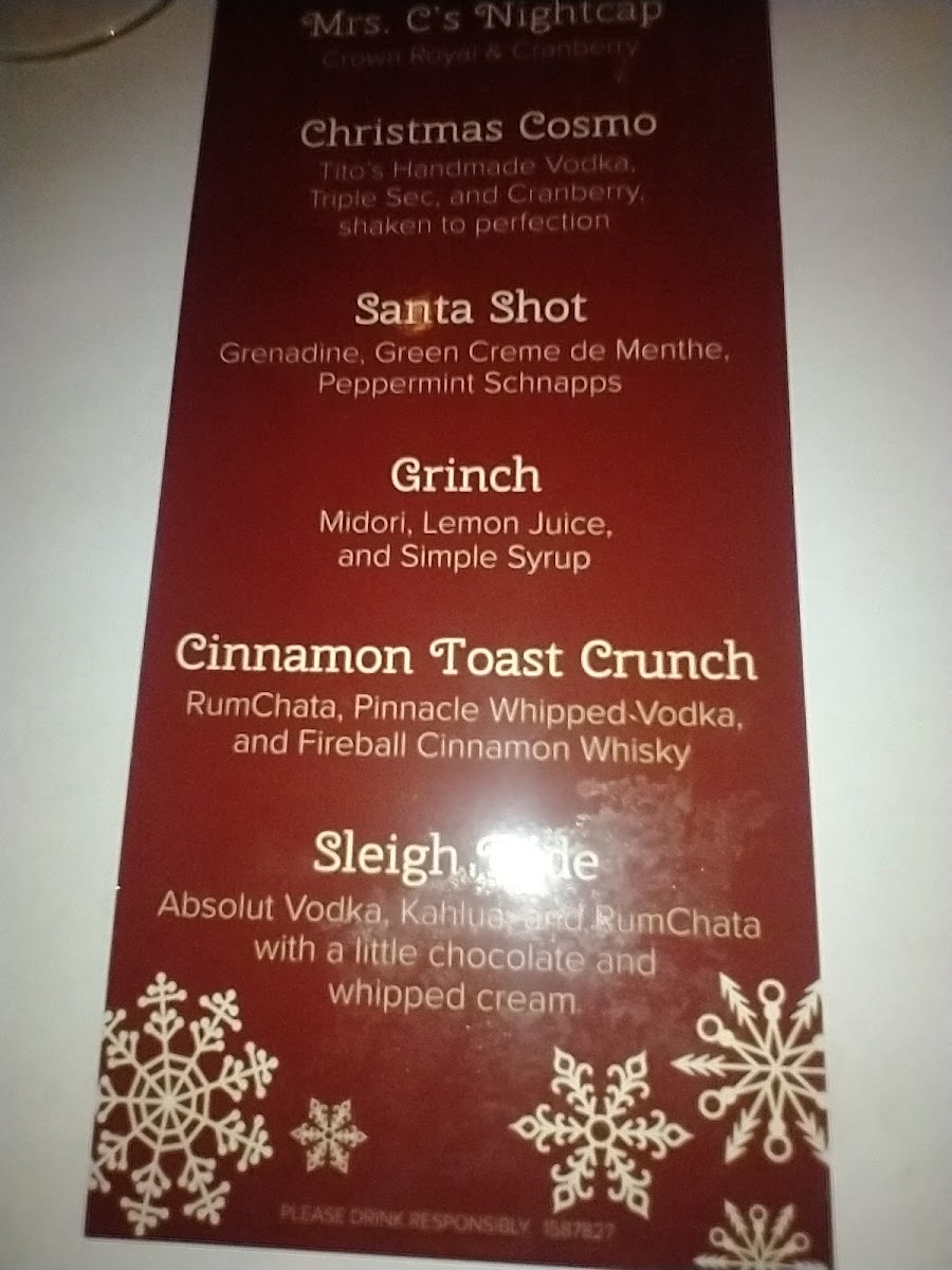 Menu 1157 North-2