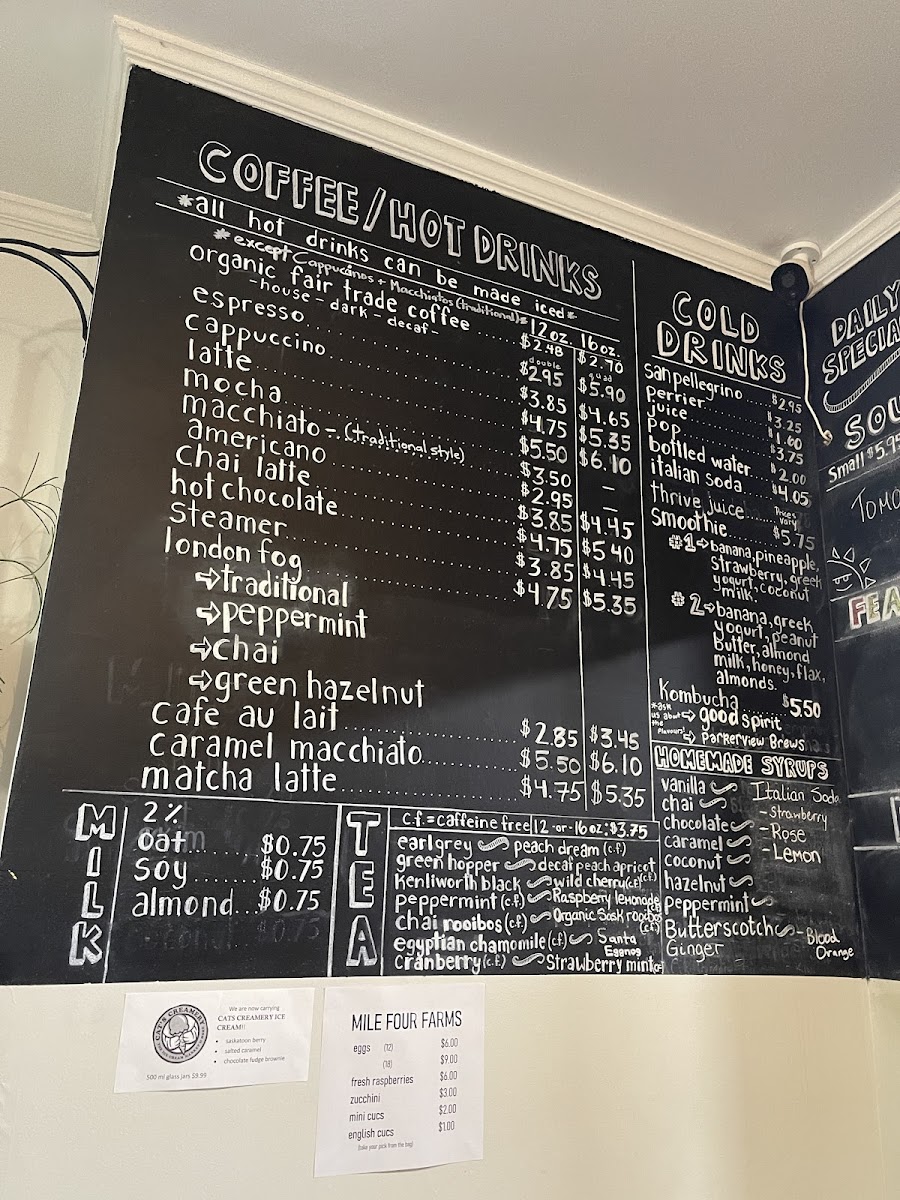 Menu 13Th Avenue Food And Coffee House-1