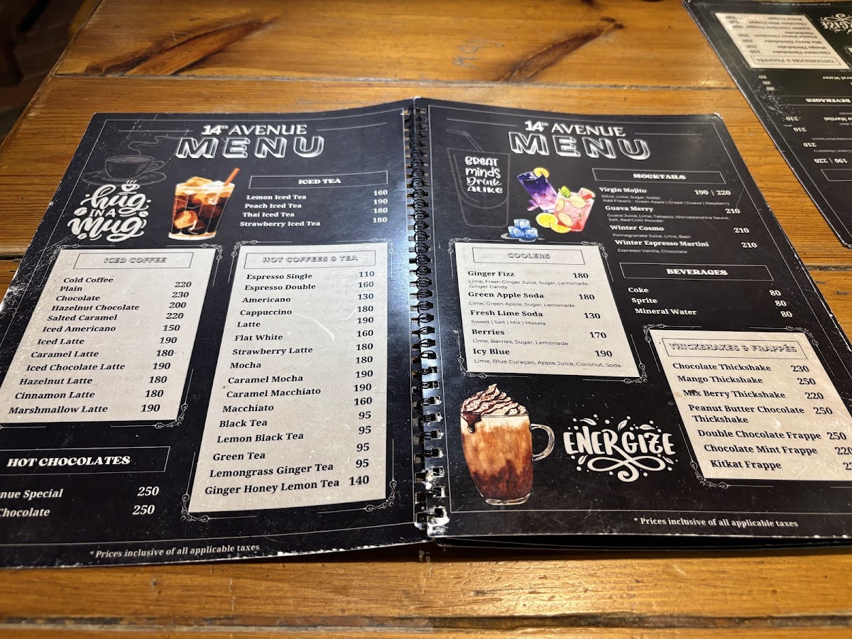 Menu 14Th Avenue Cafe & Grill-6