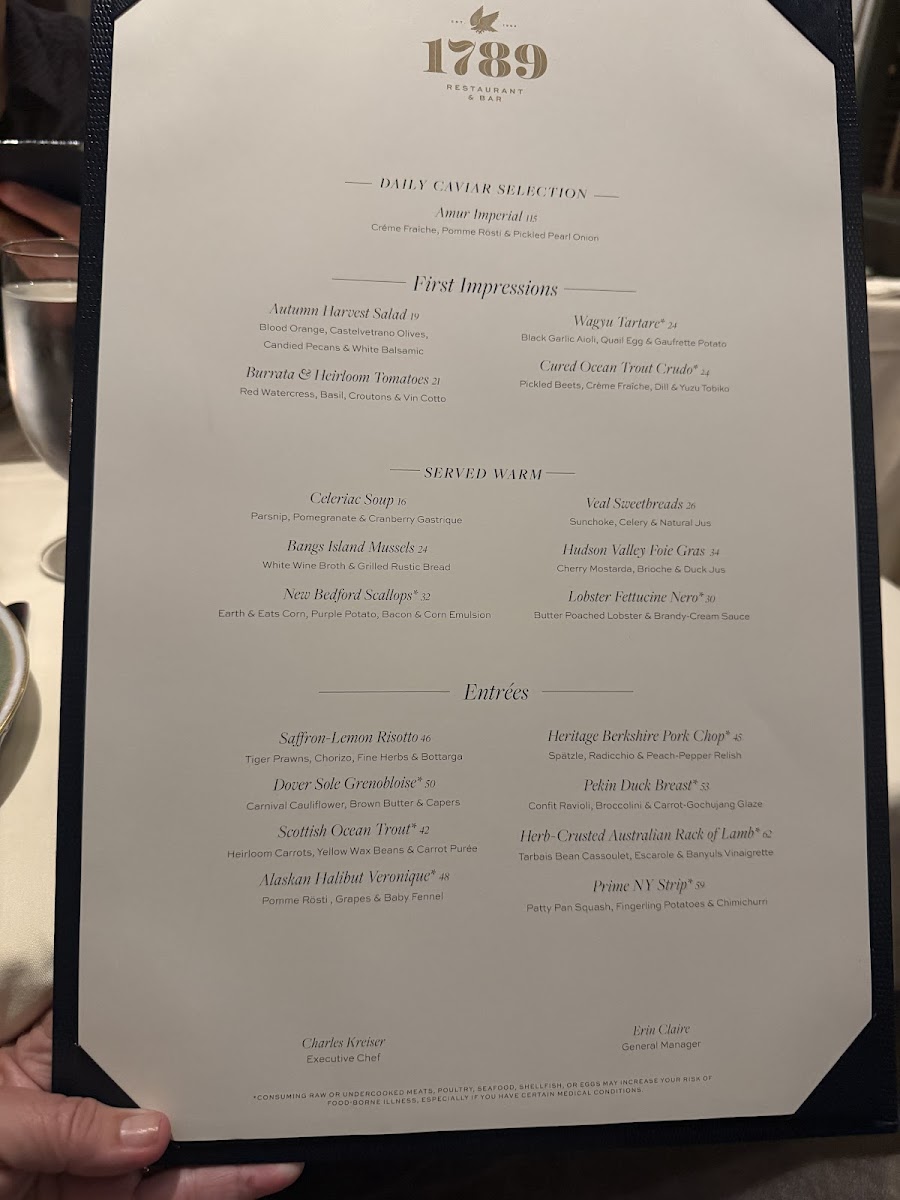 Menu 1789 Restaurant & Bar-2