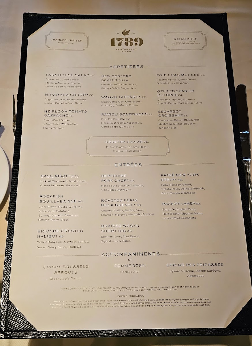 Menu 1789 Restaurant & Bar-4