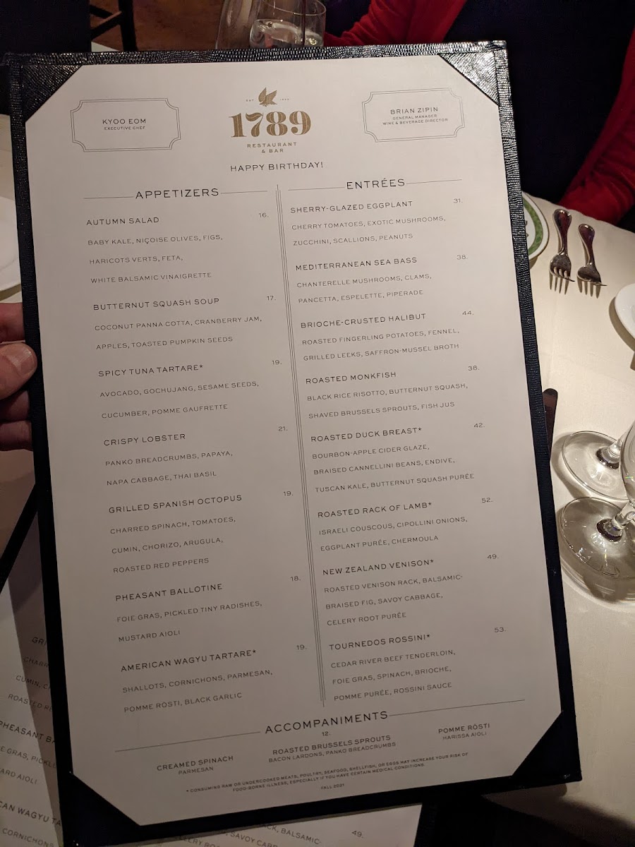 Menu 1789 Restaurant & Bar-9