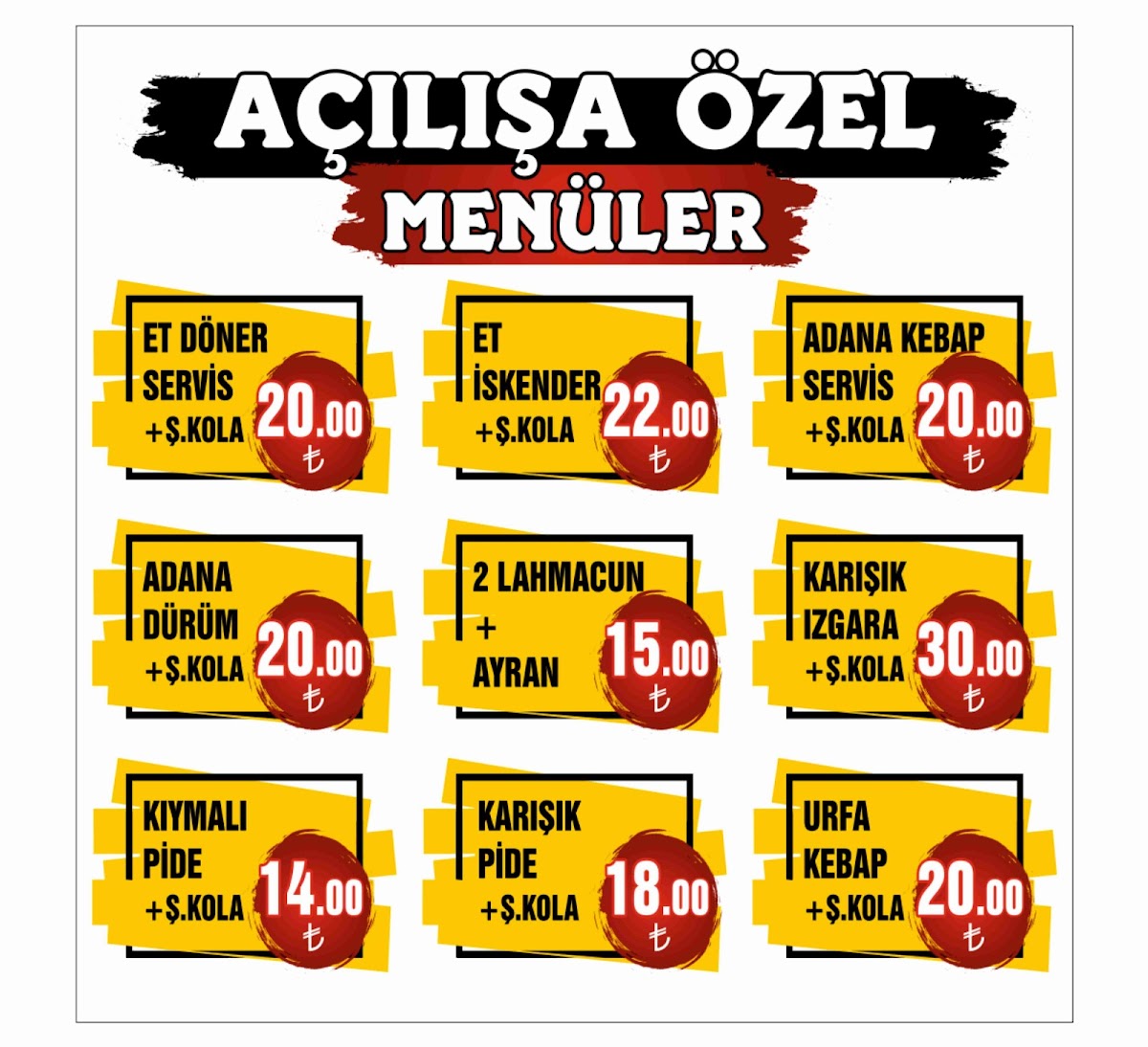 Menu 18 Dedem Pide Kebap Salonu-1
