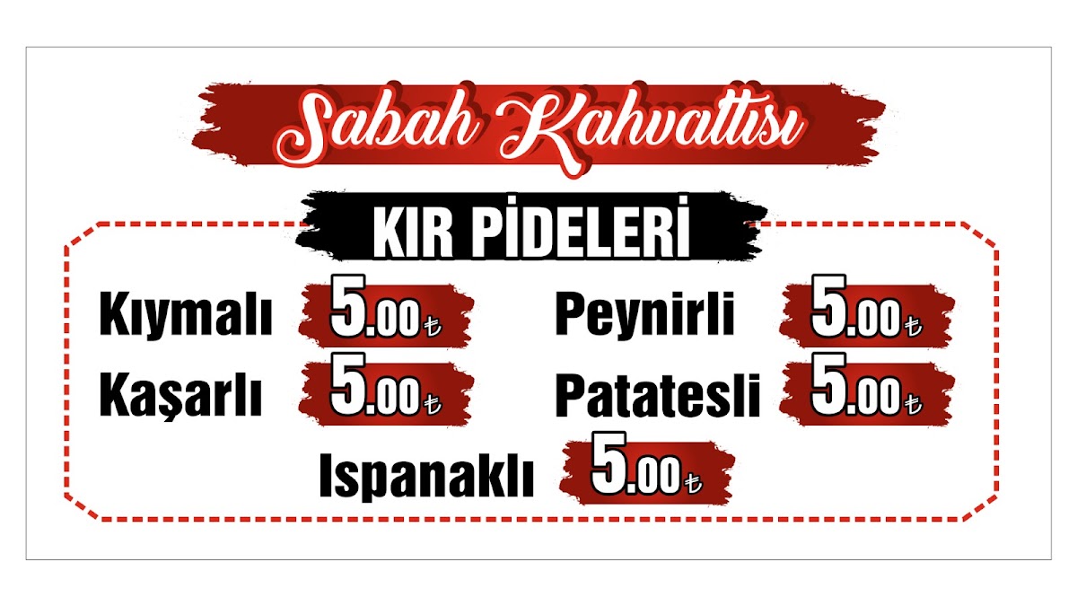 Menu 18 Dedem Pide Kebap Salonu-2