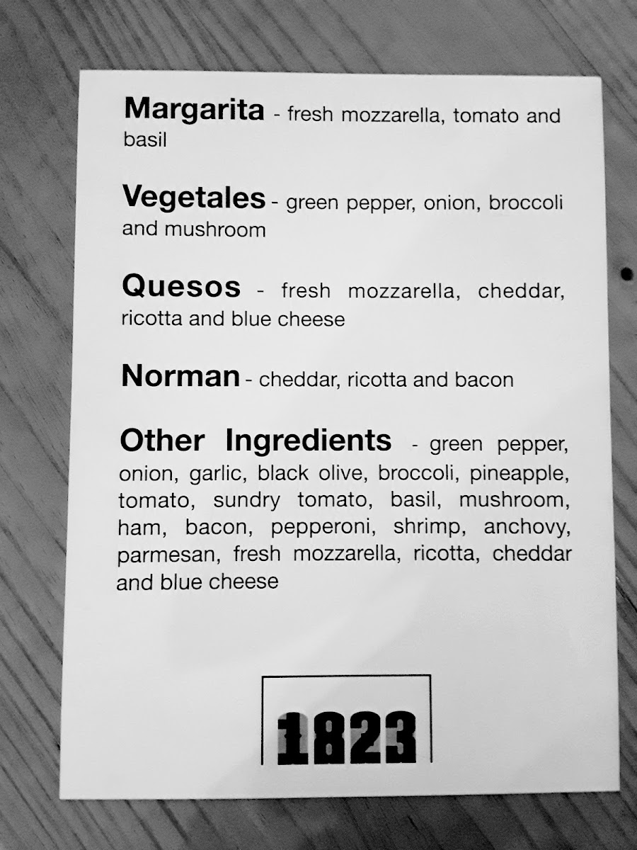 Menu 1823 Restaurant-4