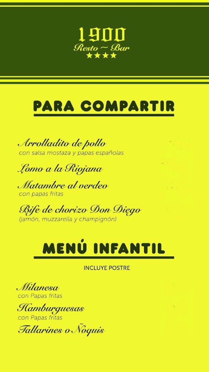 Menu 1900 Resto Bar-3