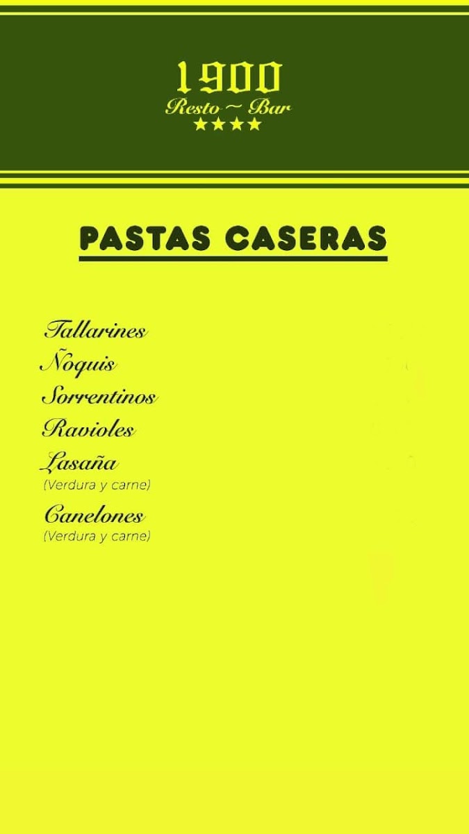 Menu 1900 Resto Bar-6