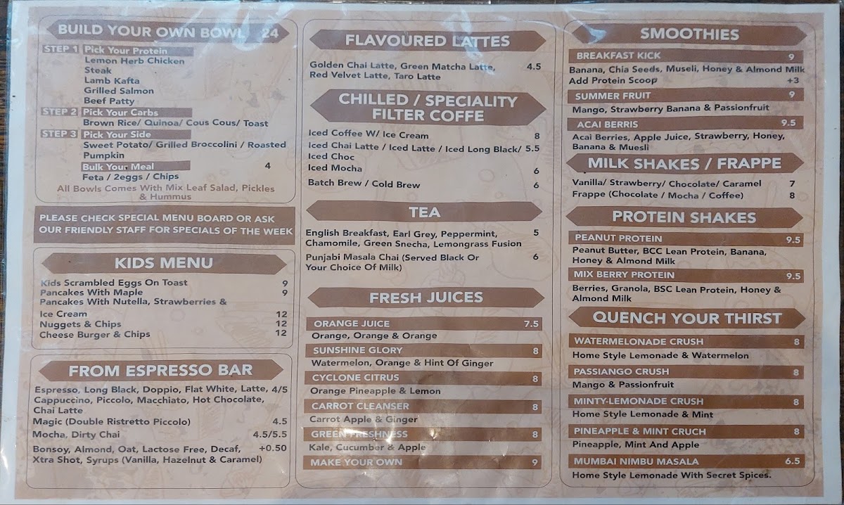 Menu 2 Bunny's Cafe Epping-3