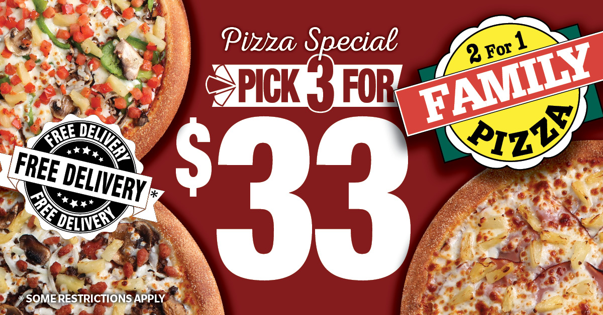 Menu 2 For 1 Family Pizza ???? Canarama-6