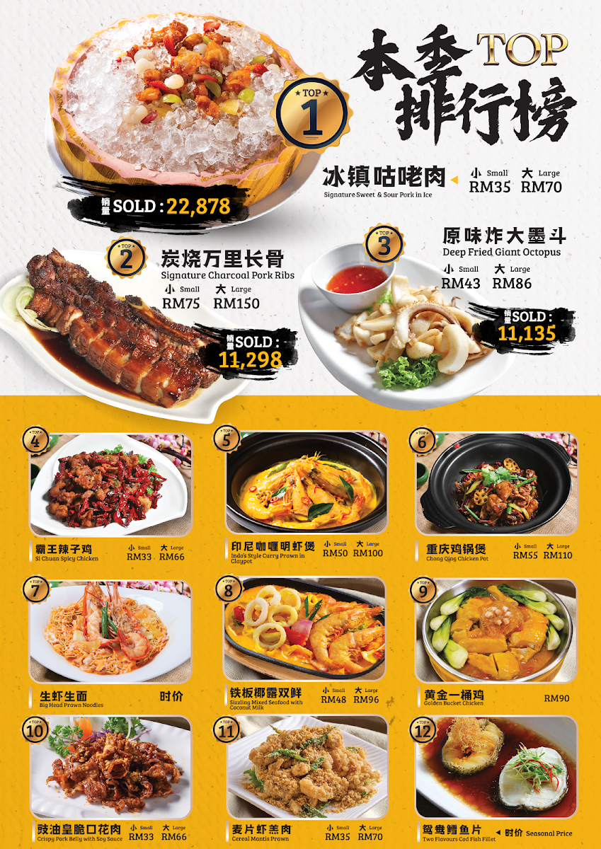 Menu 2013 海鲜饭店 Seafood Restaurant - Bayu Tinggi-8