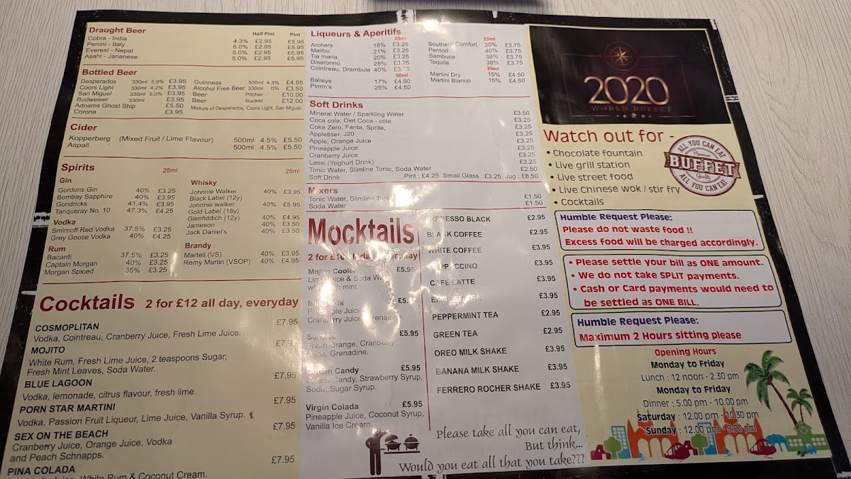 Menu 2020 World Buffet-4