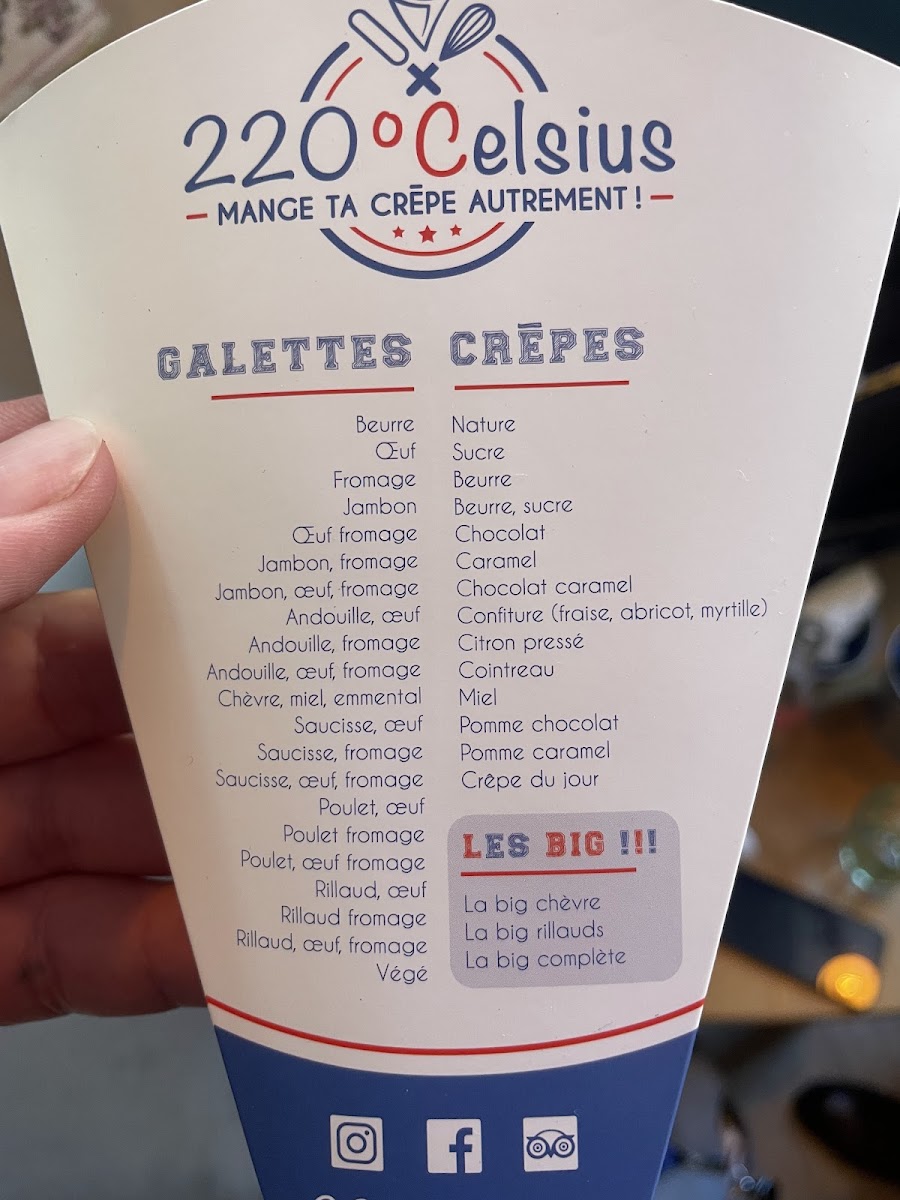 Menu 220 °Celsius - Mange Ta Crêpe Autrement !-2