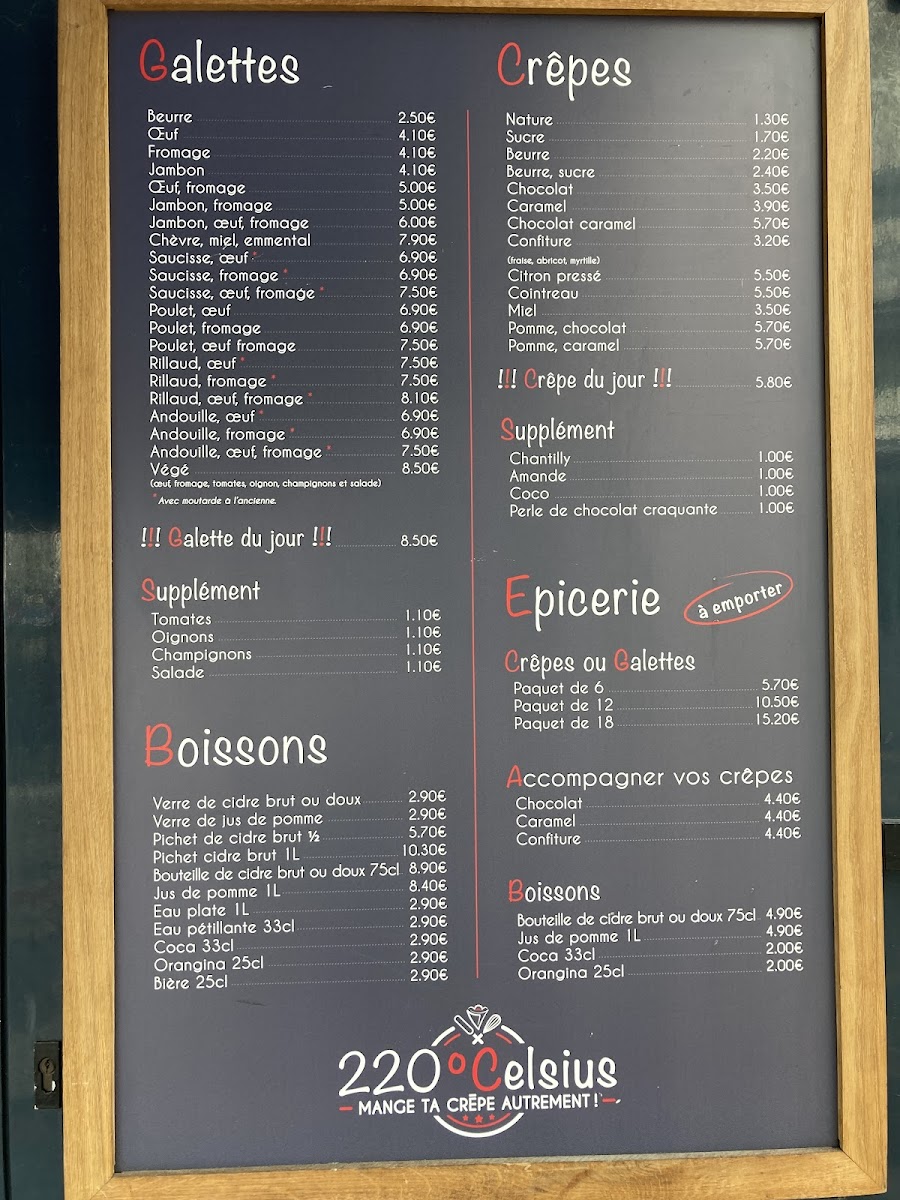 Menu 220 °Celsius - Mange Ta Crêpe Autrement !-5