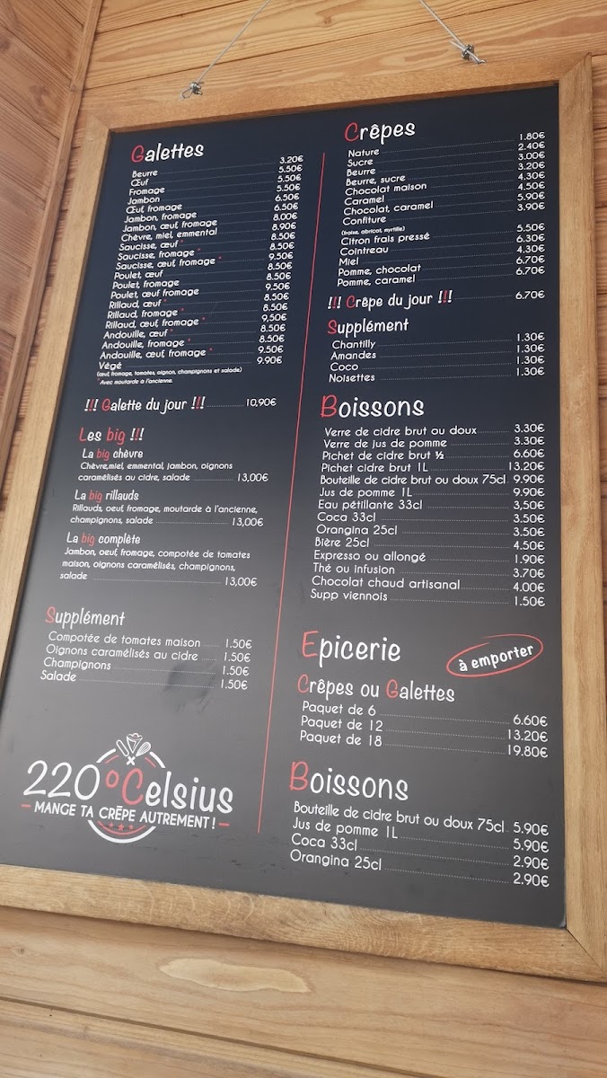 Menu 220 °Celsius - Mange Ta Crêpe Autrement !-6