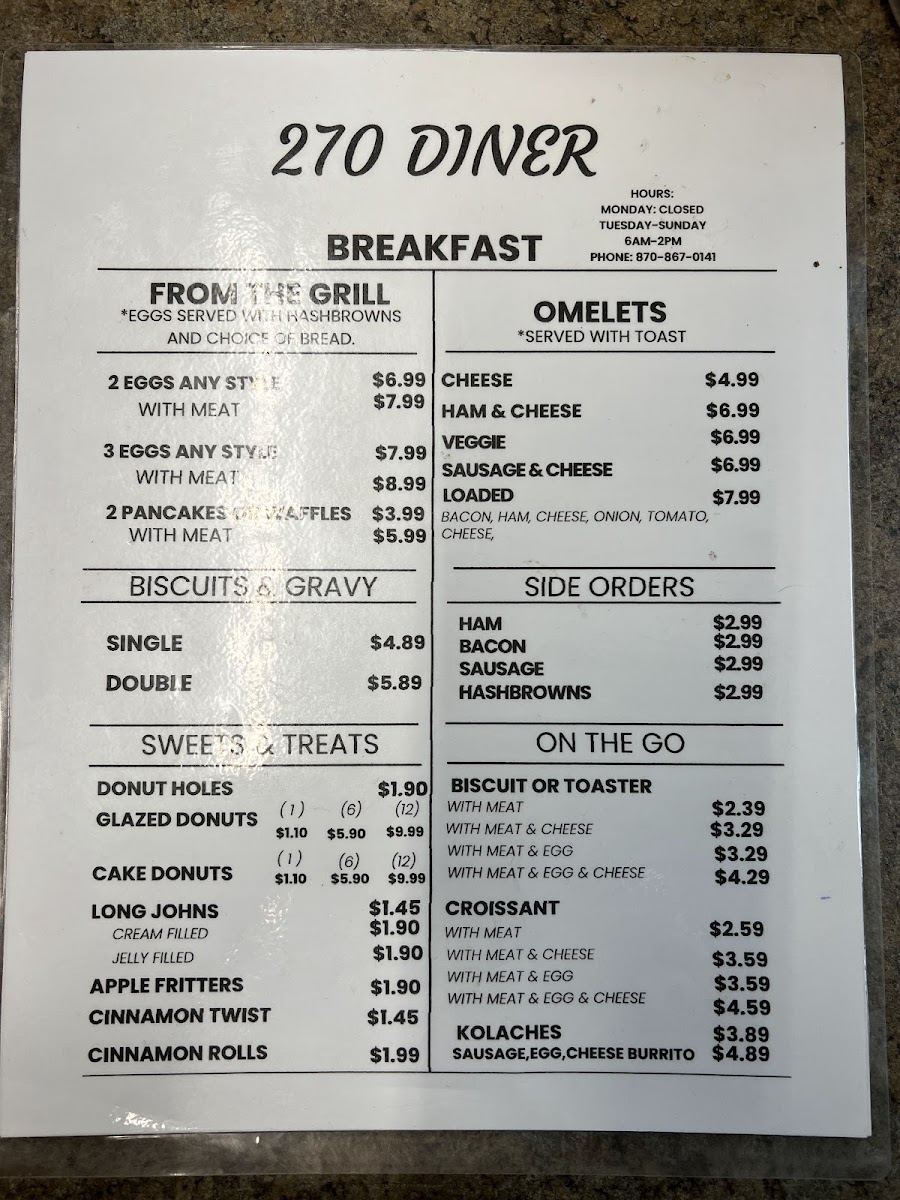 Menu 270 Diner-5