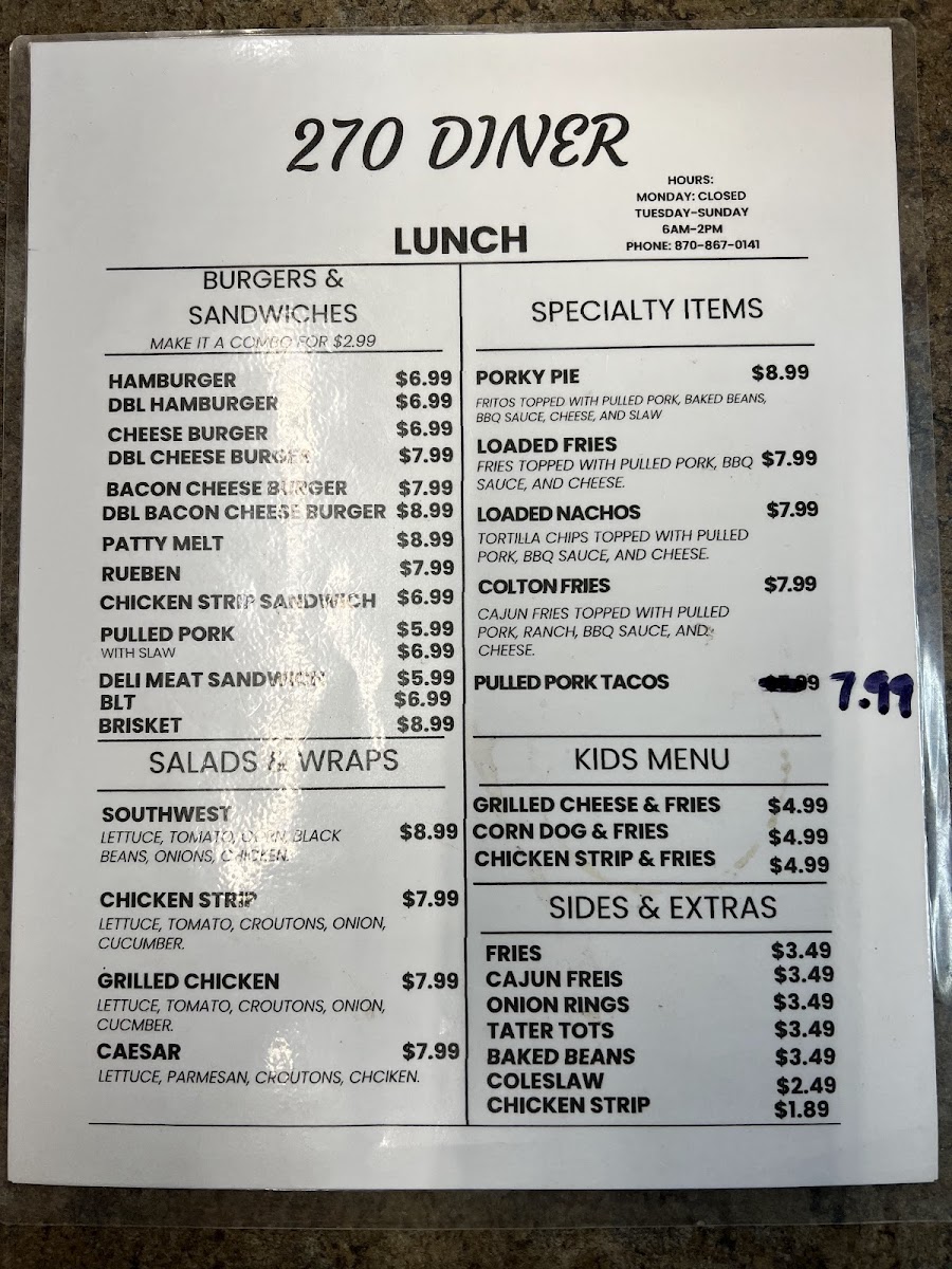 Menu 270 Diner-6