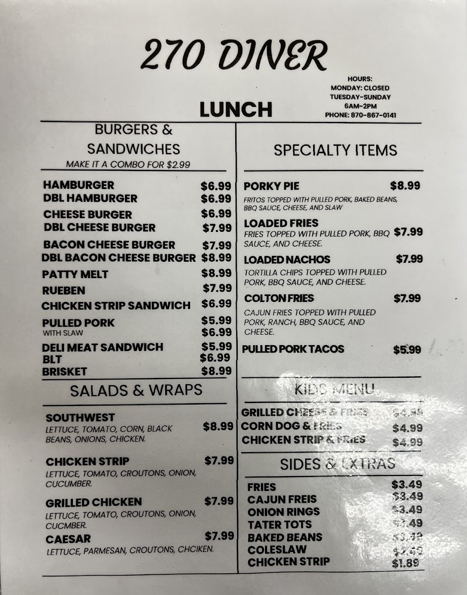 Menu 270 Diner-7