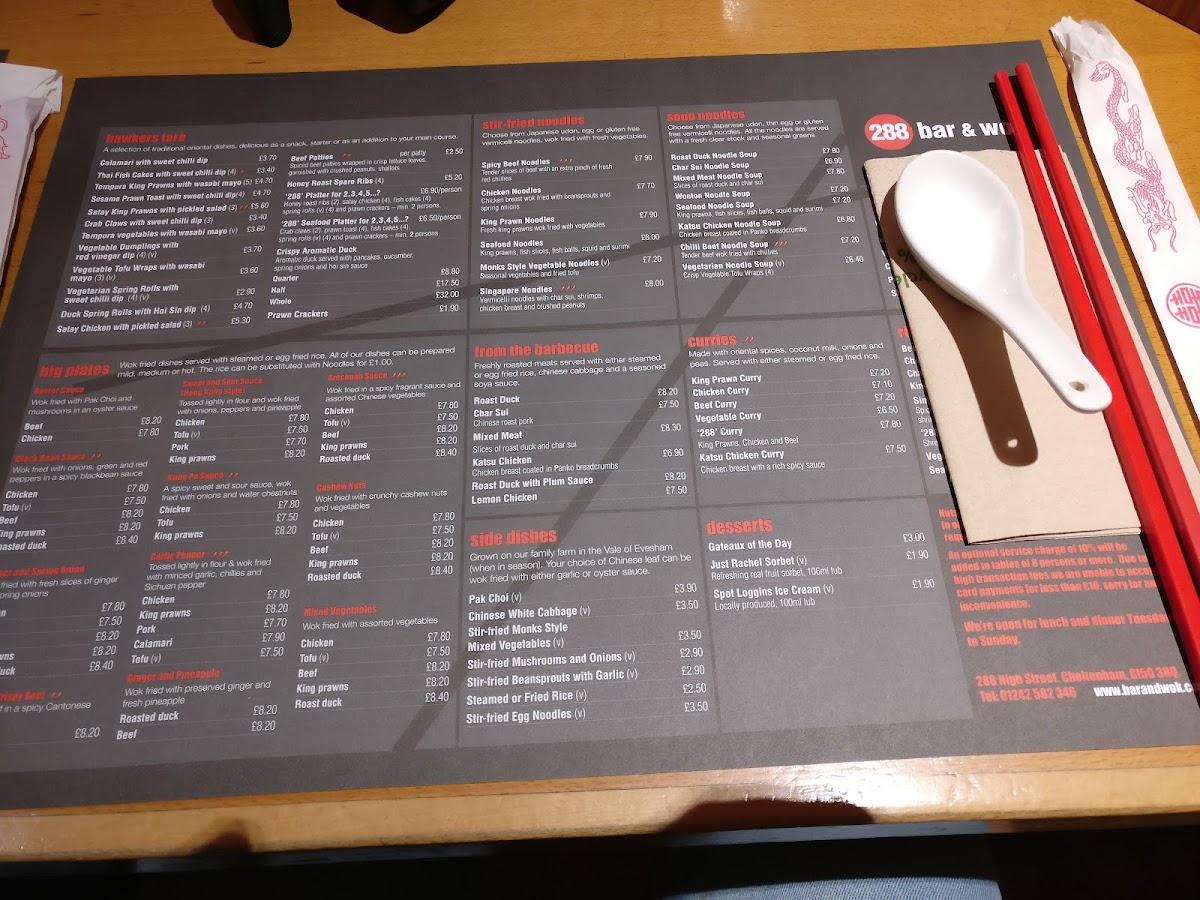 Menu 288 Bar & Wok-7