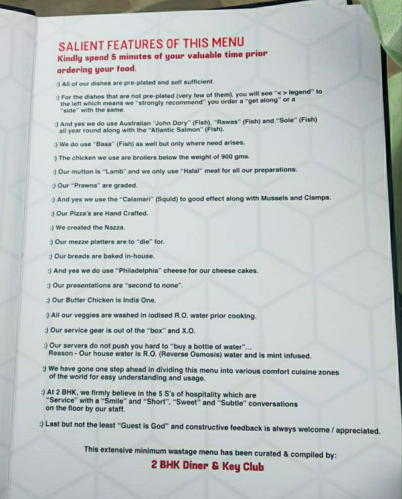Menu 2Bhk Diner & Key Club-9