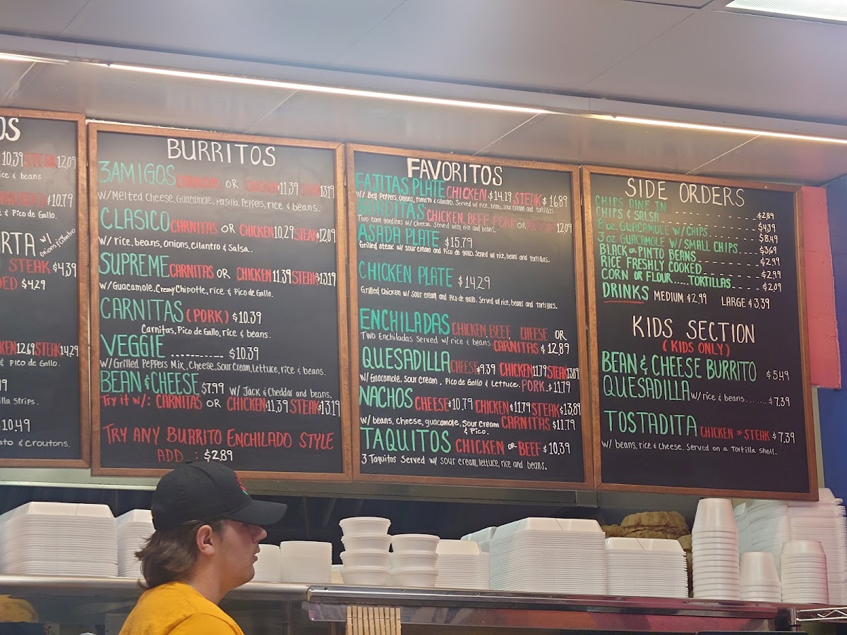 Menu 3 Amigos Restaurant-2