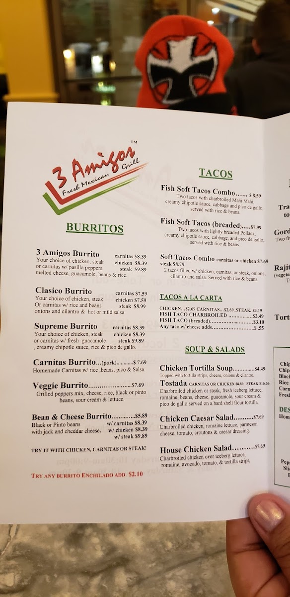 Menu 3 Amigos Restaurant-6