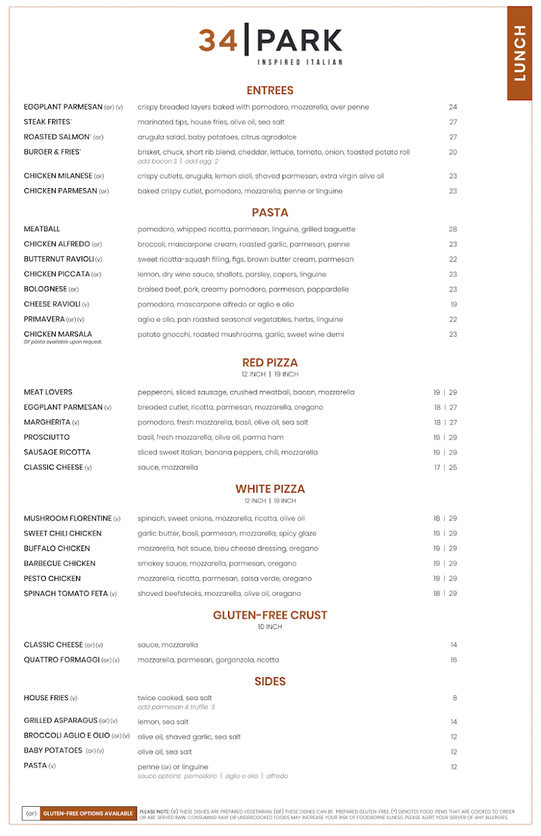 Menu 34 Park-3