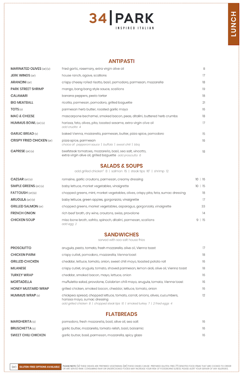 Menu 34 Park-6