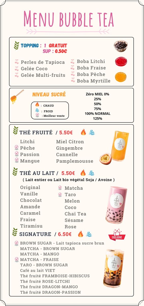 Menu 38° Tea - Bubble Tea & Waffle Antony-4