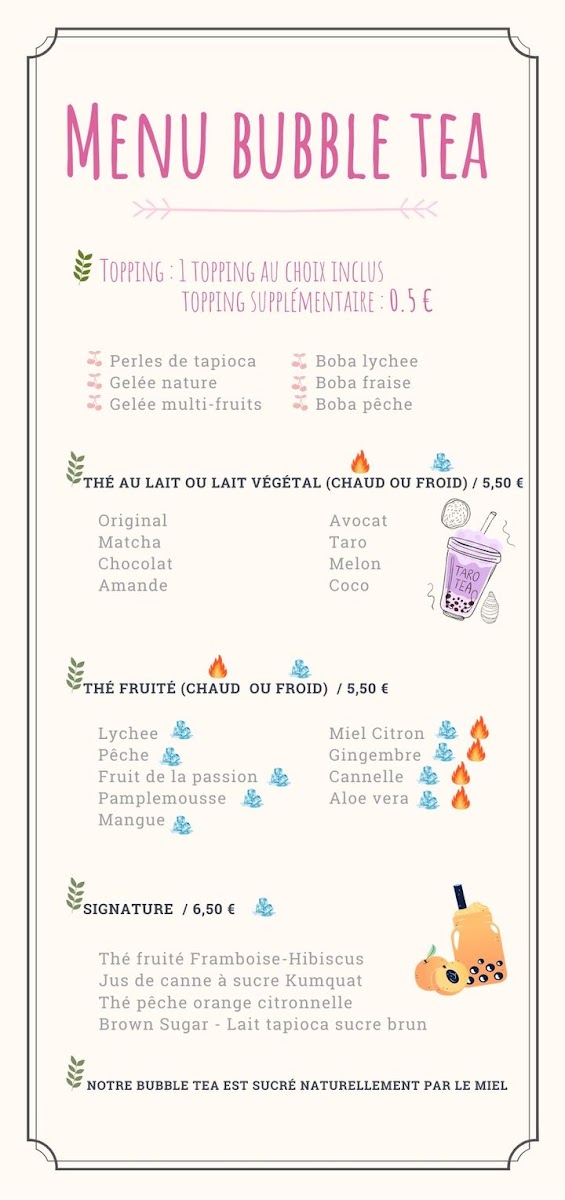 Menu 38° Tea - Bubble Tea & Waffle Antony-5