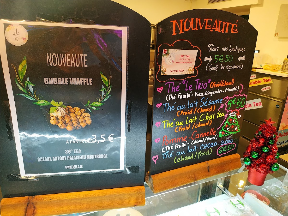 Menu 38° Tea - Bubble Tea & Waffle Antony-8