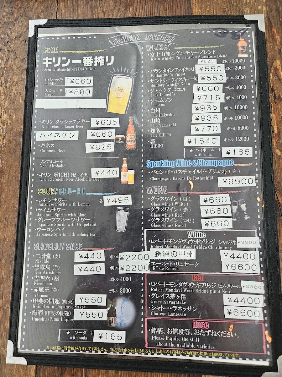 Menu 38Kawaguchiko-8