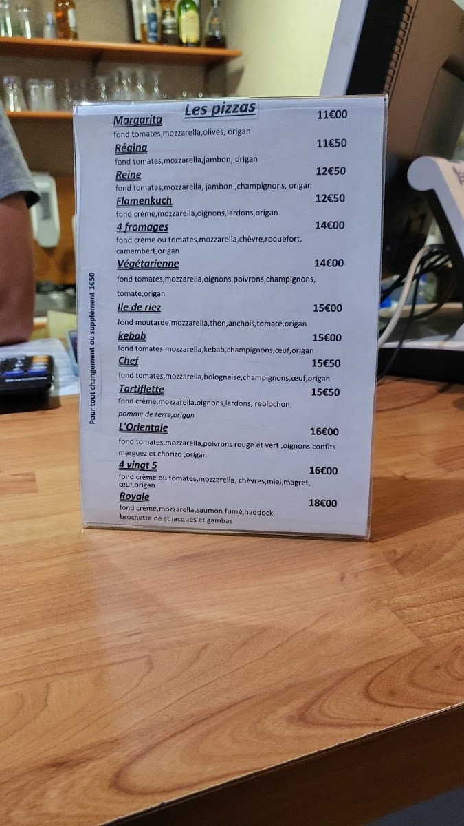 Menu 4 Vingt 5-9