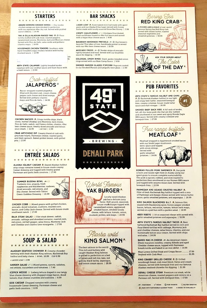 Menu 49Th State Brewing - Denali Park-10