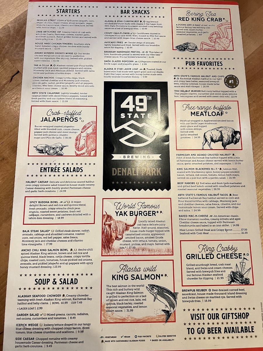 Menu 49Th State Brewing - Denali Park-6