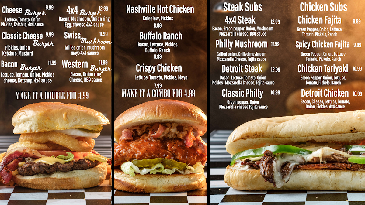 Menu 4X4 Grill-1