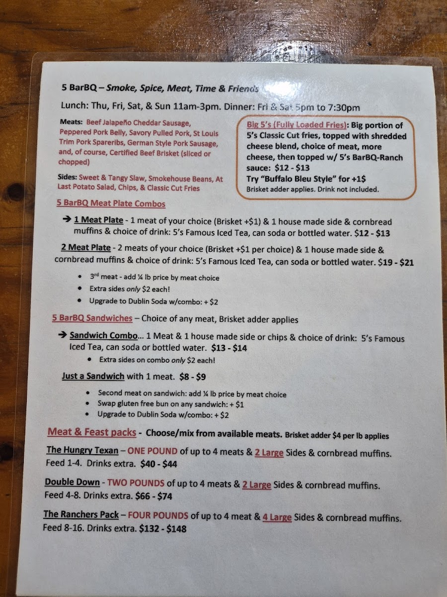 Menu 5 Barbq-1