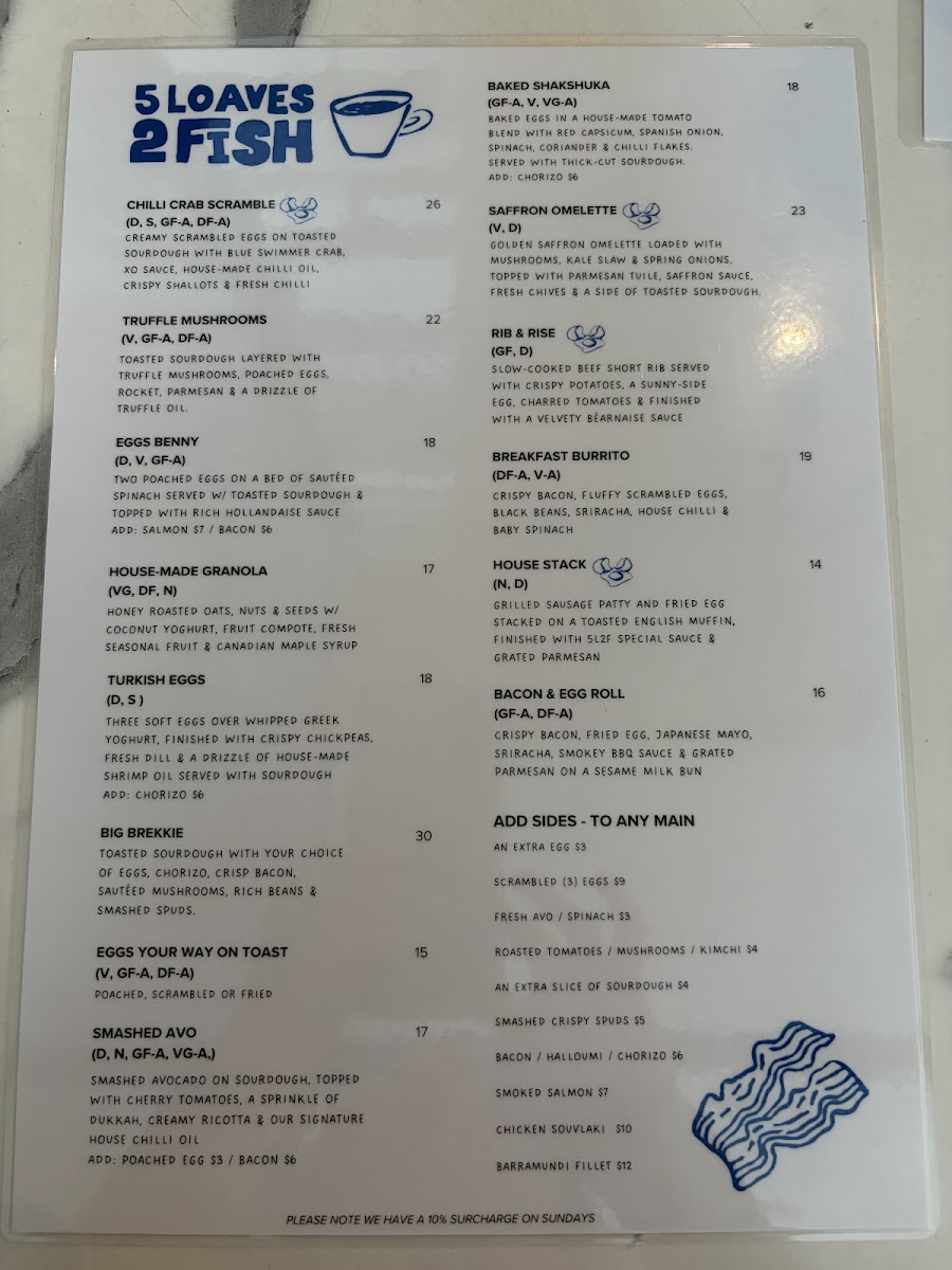 Menu 5 Loaves 2 Fish-2