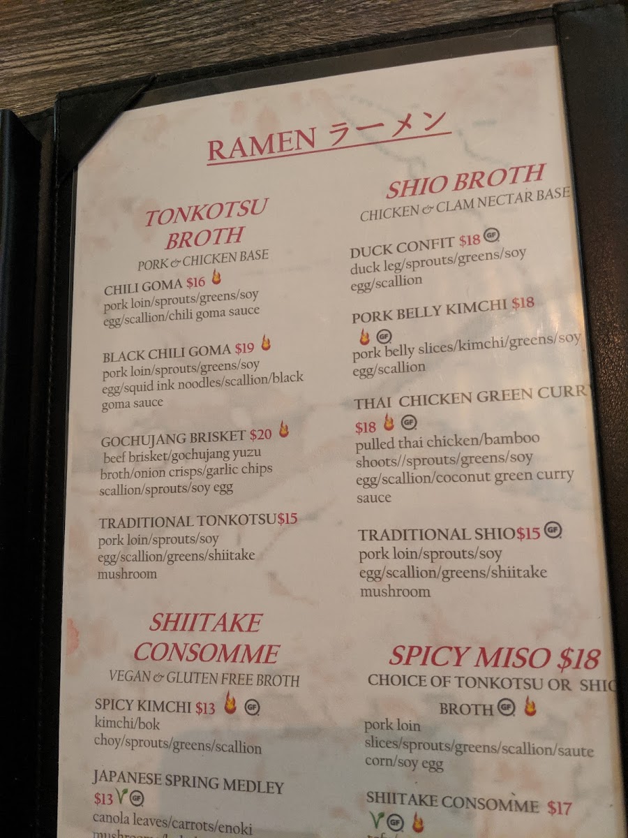 Menu 5 Senses Ramen & Sushi Bar-5