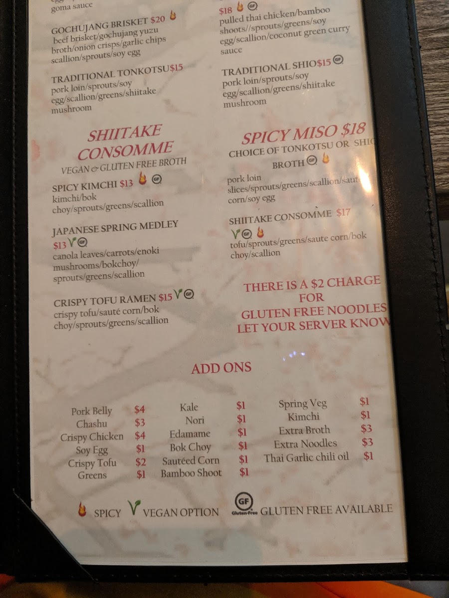 Menu 5 Senses Ramen & Sushi Bar-7