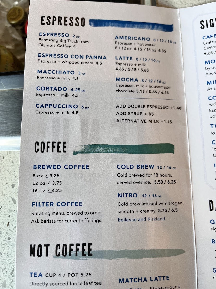 Menu 5 Stones Coffee Co-10