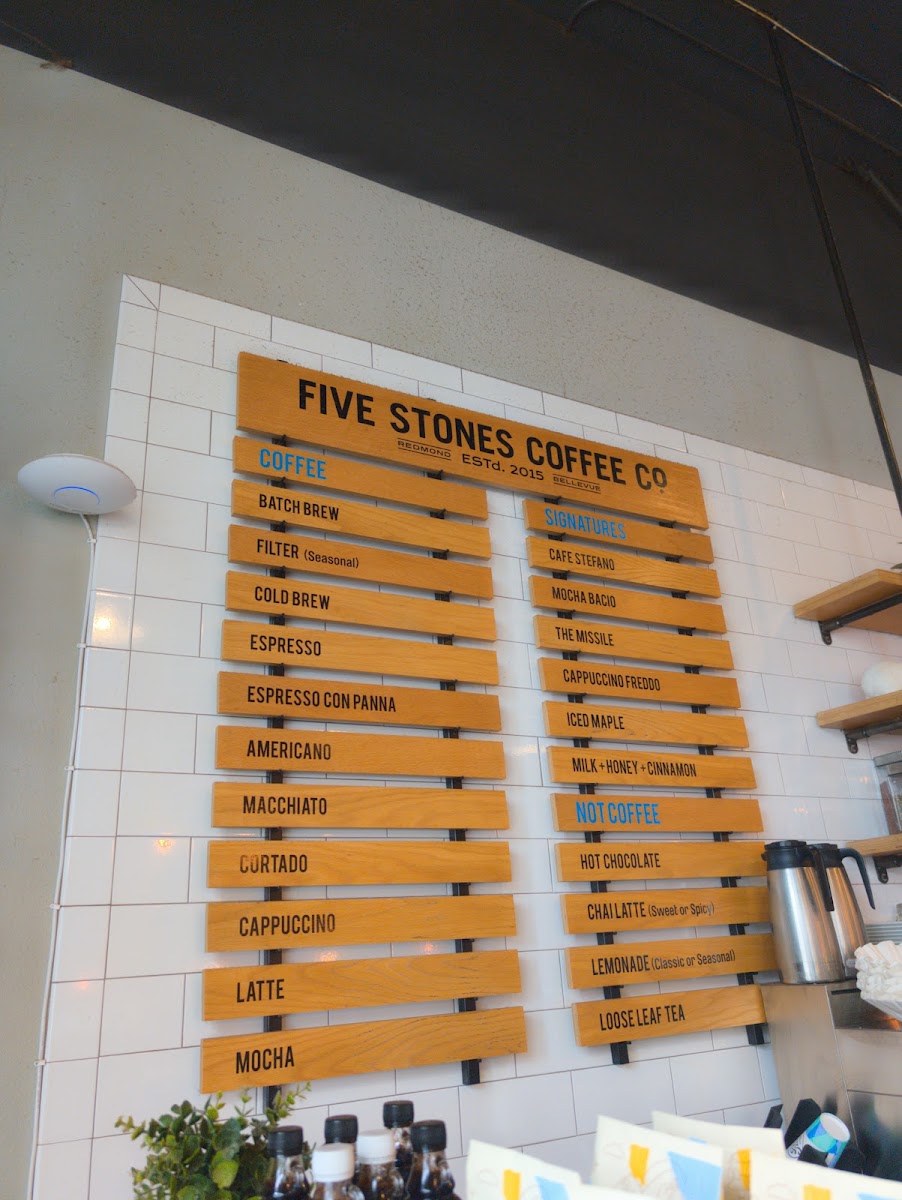 Menu 5 Stones Coffee Co-6