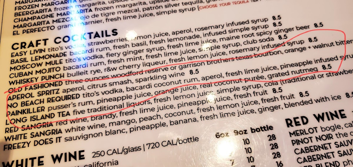 Menu 54Th Street Restaurant & Drafthouse- City Base-10