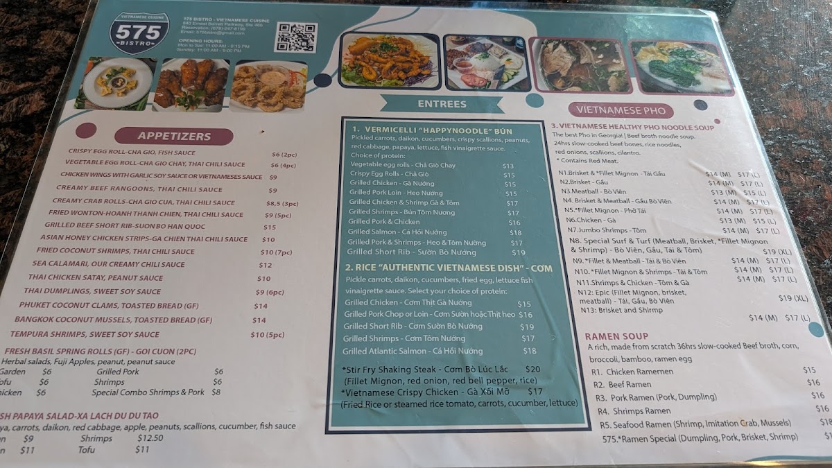 Menu 575 Bistro-5