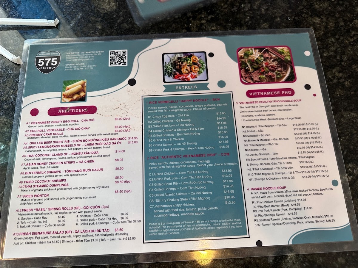 Menu 575 Bistro-9