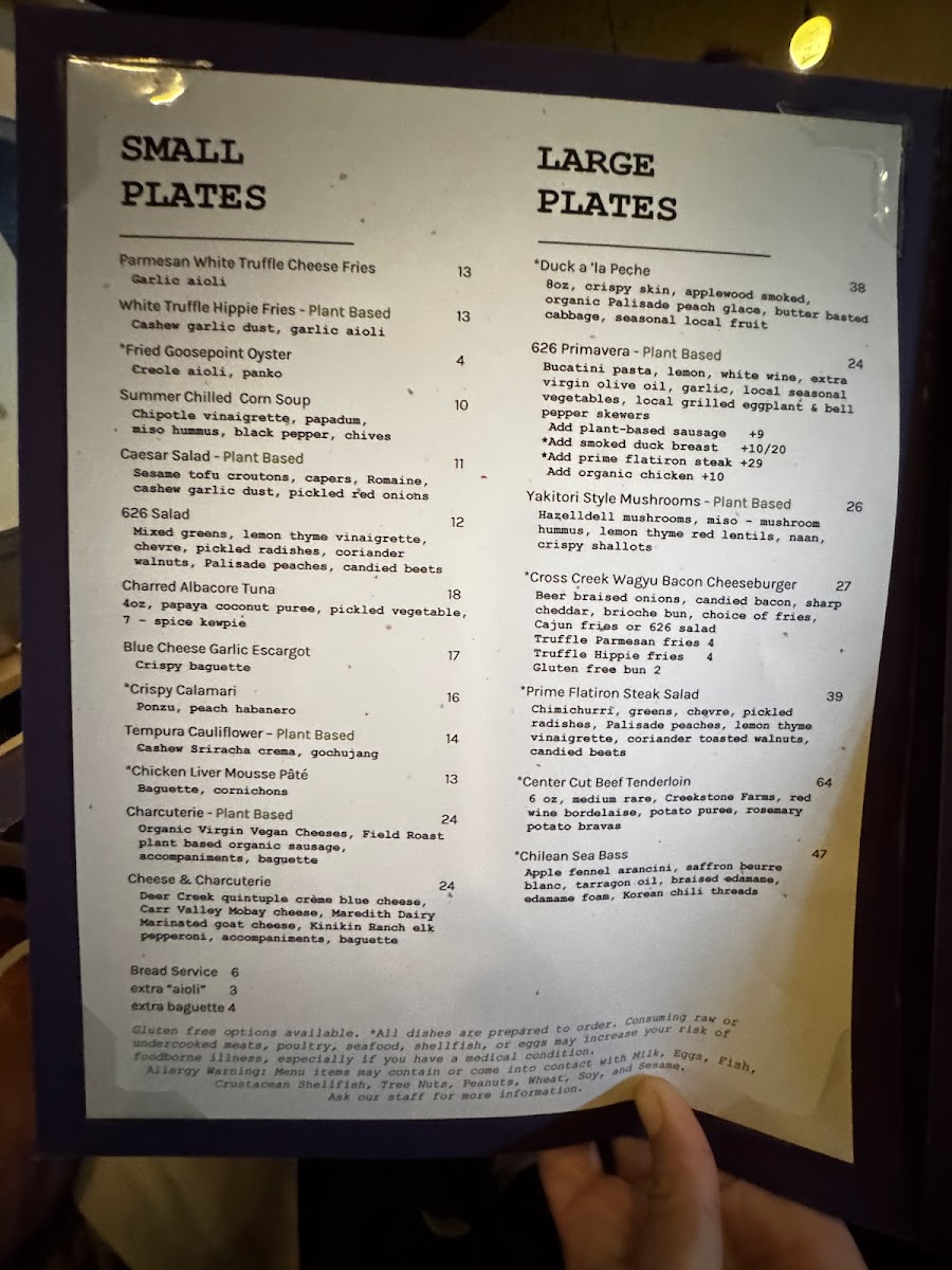 Menu 626 On Rood-3